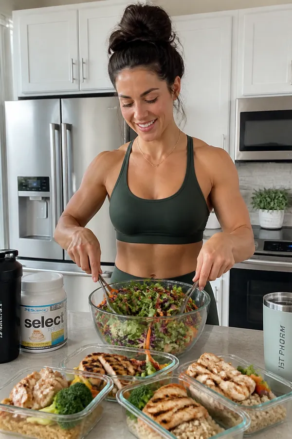 A meal-prep reel preset